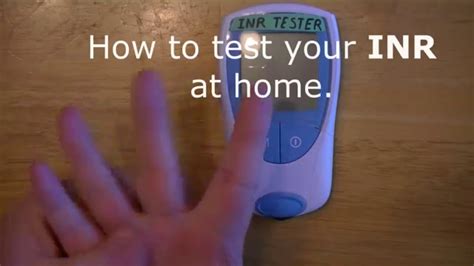 is there a test to measure blood thickness|blood thickness test at home.